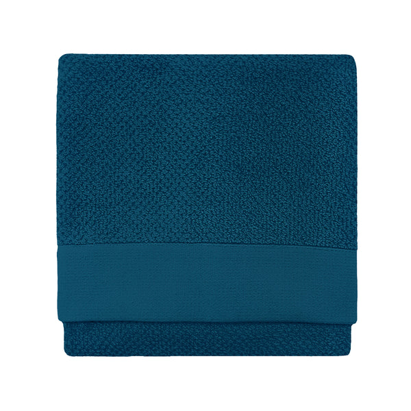 Textured Bath Towel Blue - view 2