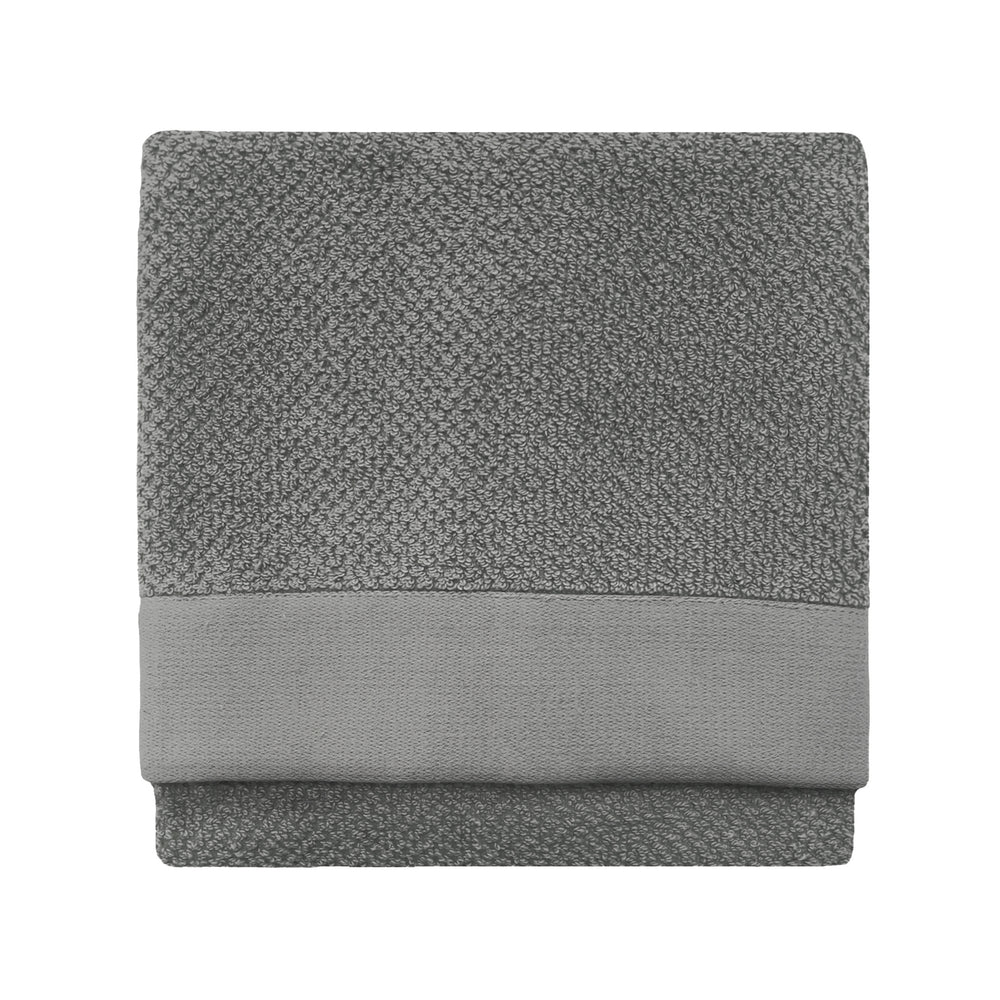Textured Bath Sheet Cool Grey