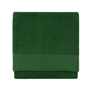 Textured Bath Sheet Dark Green