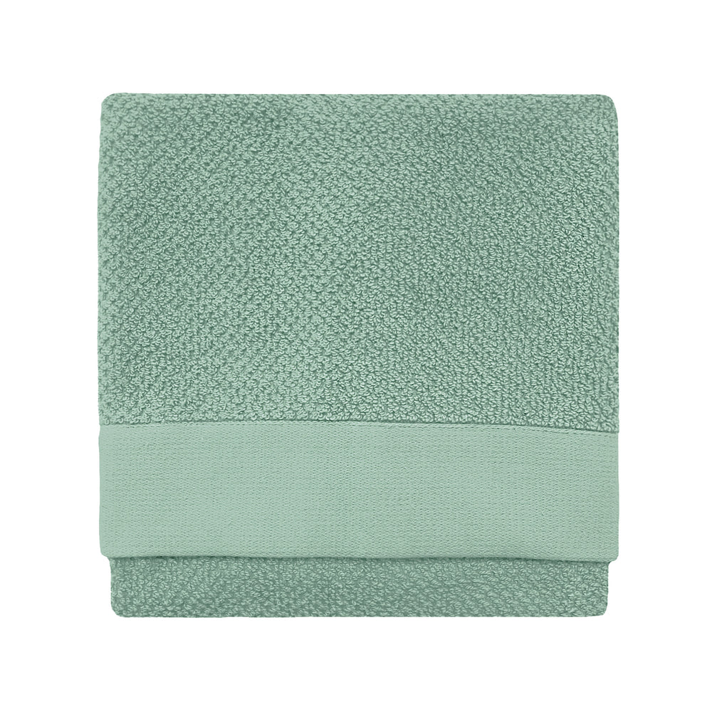 Textured Bath Sheet Smoke Green