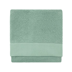 Textured Bath Sheet Smoke Green