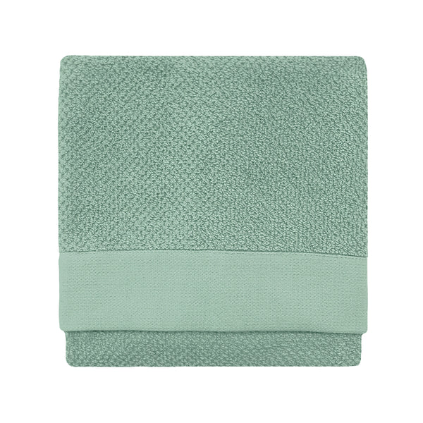 Textured Bath Sheet Smoke Green