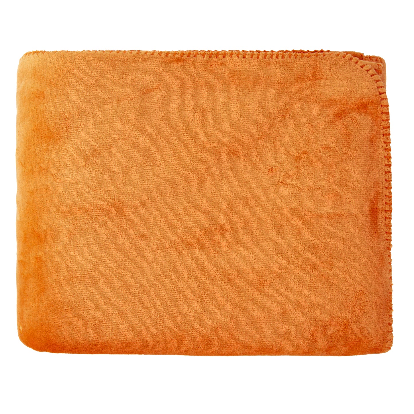 SOFTEST FLEECE THROW  ORANGE 150 X 200