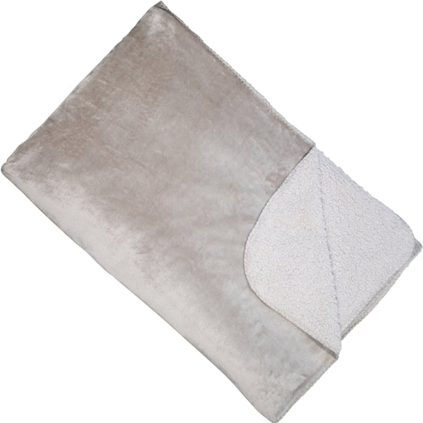Softest Fleece Throw Silver 150x200