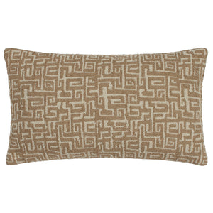 Thalia 30x50 Feather Filled Cushion Toffee/nougat