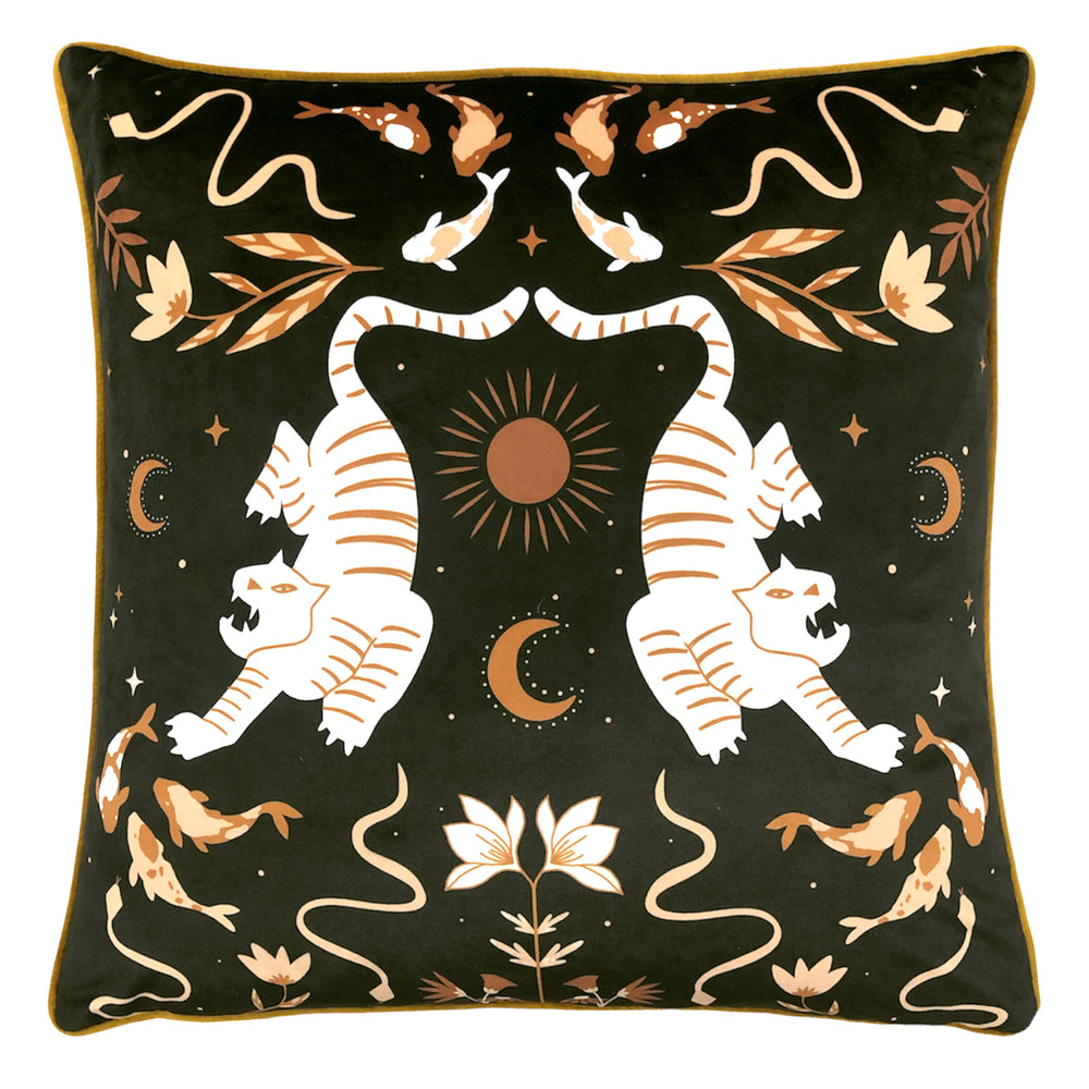 Tiger Fish 50x50 Feather Filled Cushion Multi