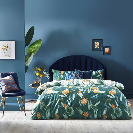 TIGERLILY SINGLE DUVET SET EUCALYPTUS