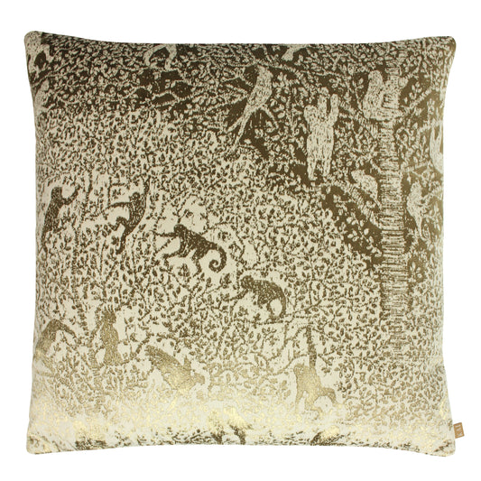 TILIA 55X55 FEATHER FILLED CUSHION GOLD