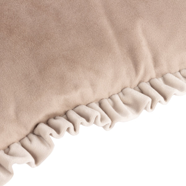 Tilly 30x50 Feather Filled Cushion Oyster & Lace - view 4