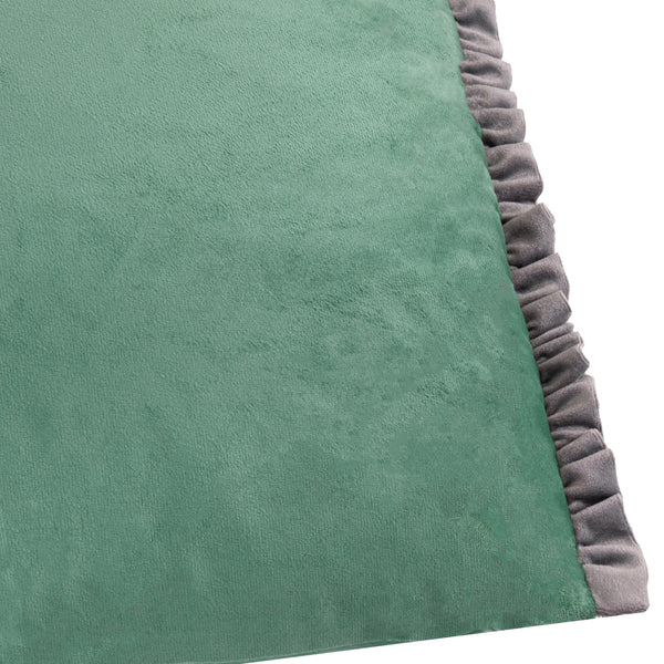 Tilly 30x50 Feather Filled Cushion Sage & Grey - view 4