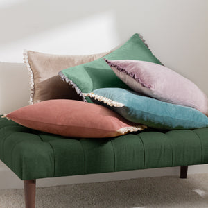 Tilly 30x50 Feather Filled Cushion Sage & Grey - view 5