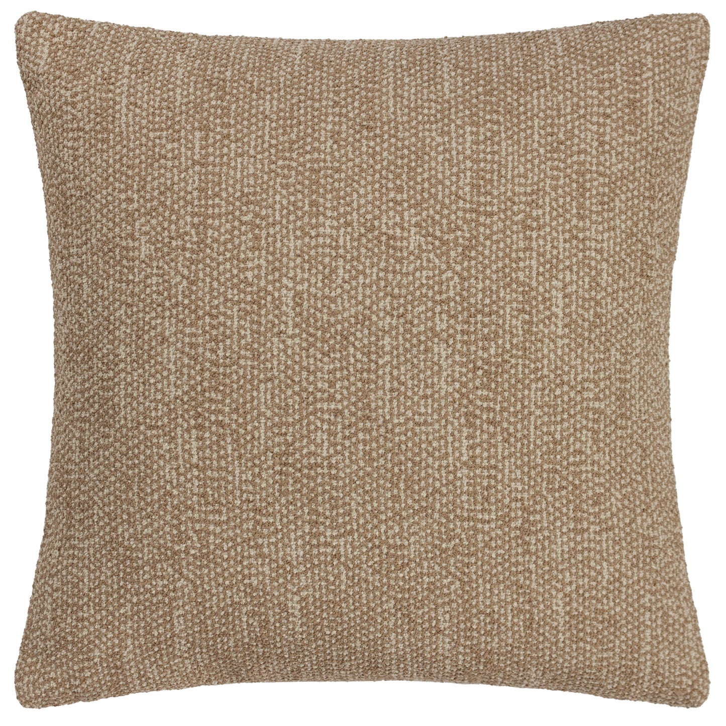 TIONA 50X50 FEATHER FILLED CUSHION TOFFEE/NOUGAT