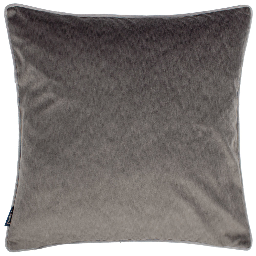 Torto 50x50 Feather Filled Cushion Charcoal/silver - Canwell Interiors Limited - Riva