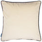 TORTO 50X50 FEATHER FILLED CUSHION IVORY/BLACK