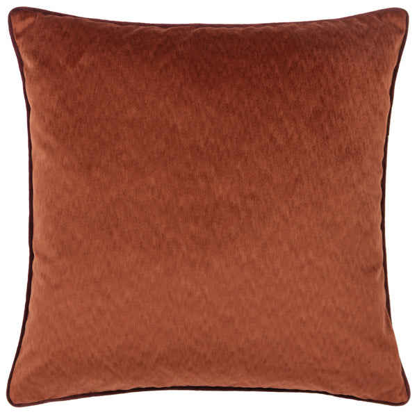 Torto 50x50 Feather Filled Cushion Russet/marsala Red