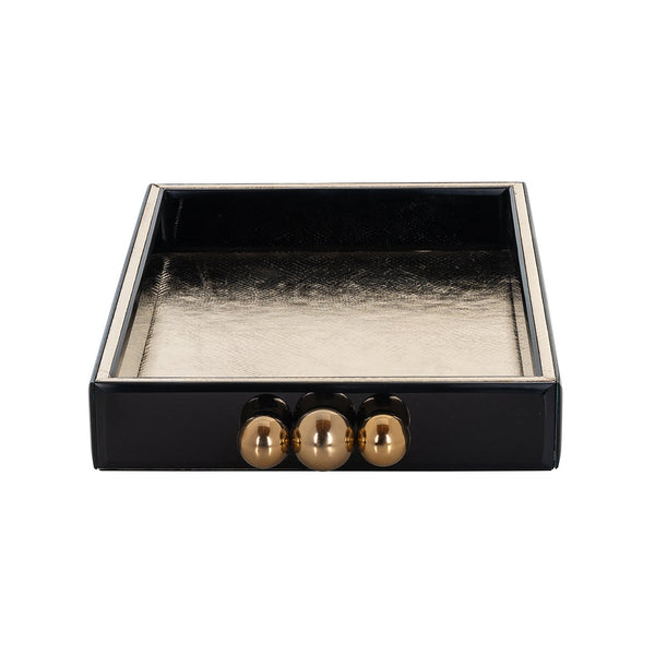Tray Liv (black/gold) – Richmond Interiors