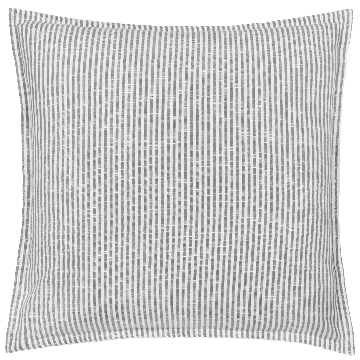 TRURO STRIPE 45X45 FEATHER FILLED CUSHION GREY