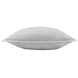 Truro Stripe 45x45 Feather Filled Cushion Grey - view 4