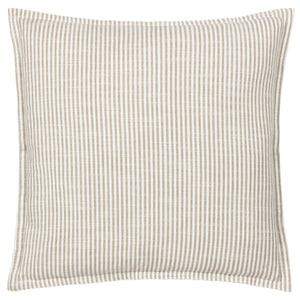 Truro Stripe 45x45 Feather Filled Cushion Natural