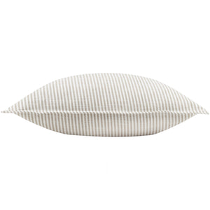 Truro Stripe 45x45 Feather Filled Cushion Natural - view 4
