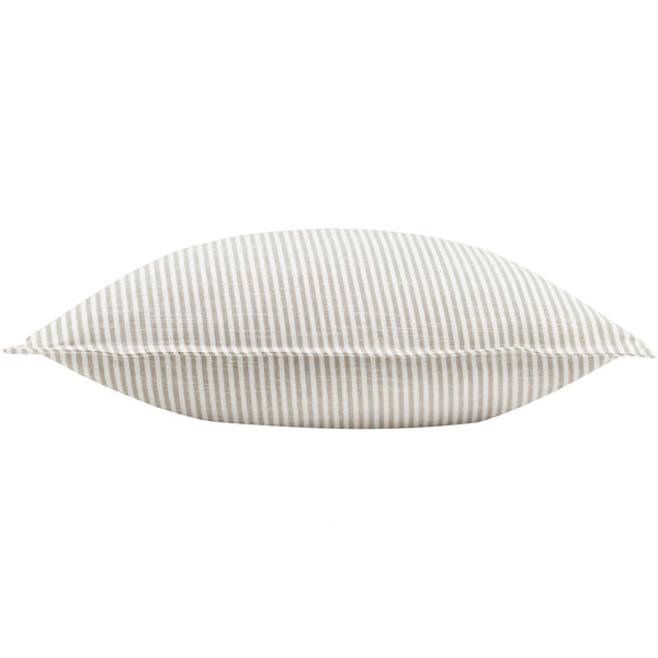 Truro Stripe 45x45 Feather Filled Cushion Natural - view 4