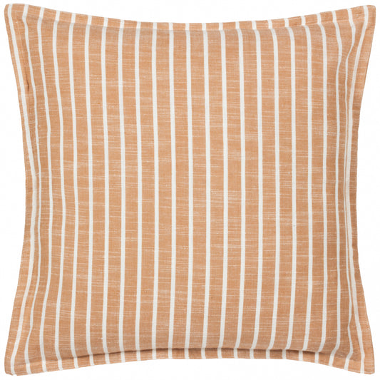 TALA STRIPE 45X45 FEATHER FILLED CUSHION PECAN