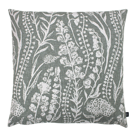 TURI 50X50 FEATHER FILLED CUSHION SILVER