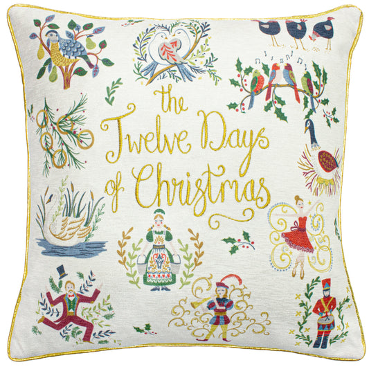 TWELVE DAYS 50X50 FEATHER FILLED CUSHION MULTI