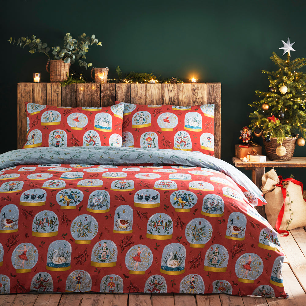 Twelve Days Sb Duvet Set Red
