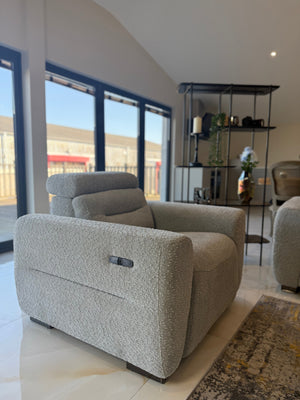 Tokyo Electric Recliner Grey Armchair - Xshowhome
