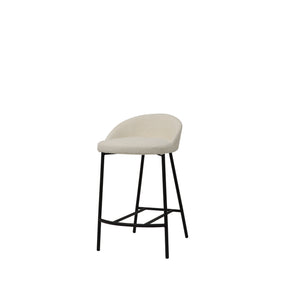 Tux Counter Stool - Chex Bouclé Polar - Tommy Franks