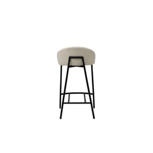 Tux Counter Stool - Chex Bouclé Polar - Tommy Franks
