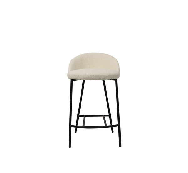 Tux Counter Stool - Chex Bouclé Polar - Tommy Franks