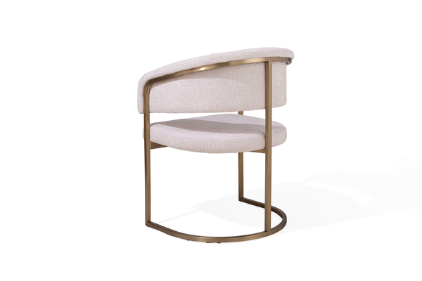 Clemont Dining Chair - Cream - Tommy Franks