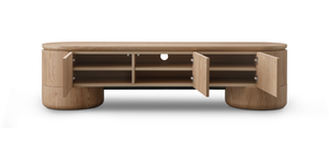 Berwick TV Unit - Ash Oak - Tommy Franks