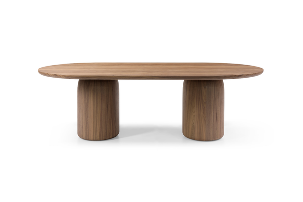 Basilca Dining Table 240 - Walnut - Tommy Franks