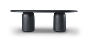 Basilca Dining Table 240 - Matte Black - Tommy Franks
