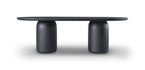 Basilca Dining Table 240 - Matte Black - Tommy Franks