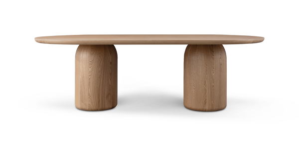 Basilca Dining Table 240 - Ash Oak - Tommy Franks