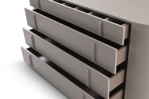 Sims Dresser II - Matte Beige - Tommy Franks