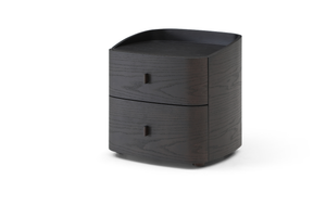 Vertu Bedside Table - Smoke Oak - Tommy Franks