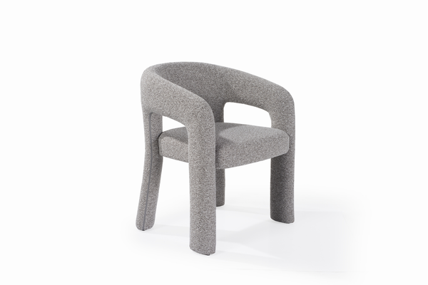 Jace Dining Chair - Grey Boucle - Tommy Franks