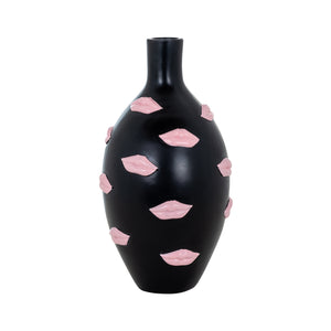 Vase Kisses black big (Black)