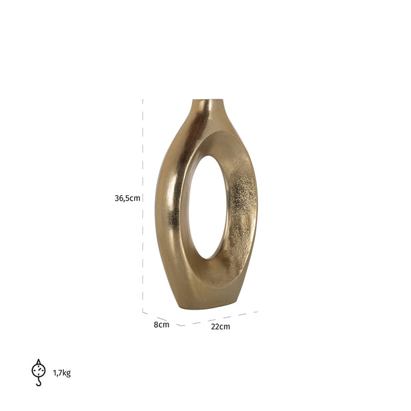 Vase Alma Big (brushed Gold) – Richmond Interiors