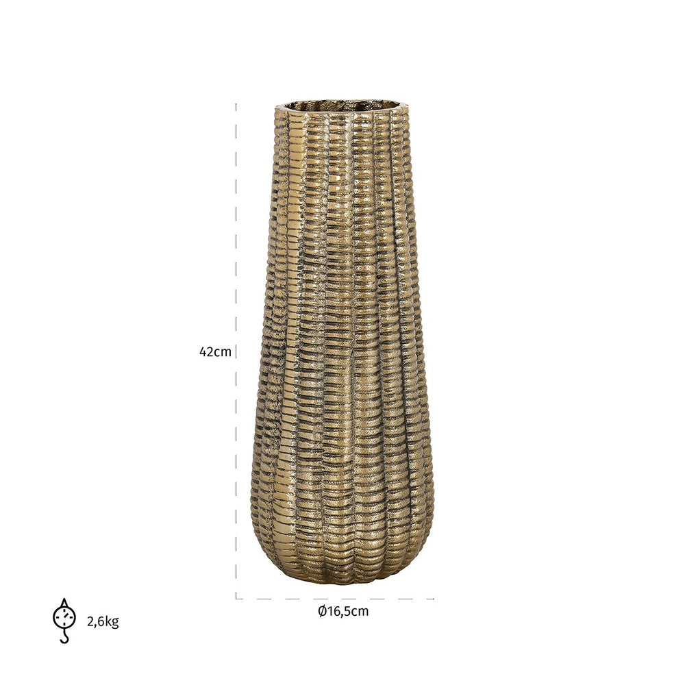 Vase Loran big (Brushed Gold)
