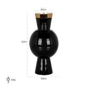 Vase Novee (black) – Richmond Interiors