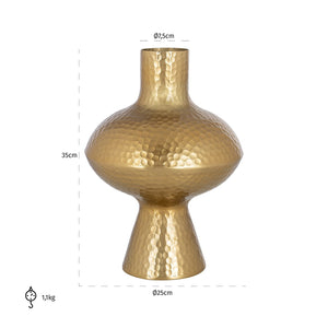 Vase Caitlyn Small (gold) – Richmond Interiors