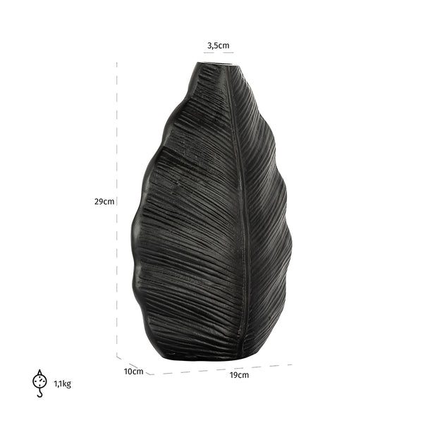 Vase Willow Small Black (black) – Richmond Interiors
