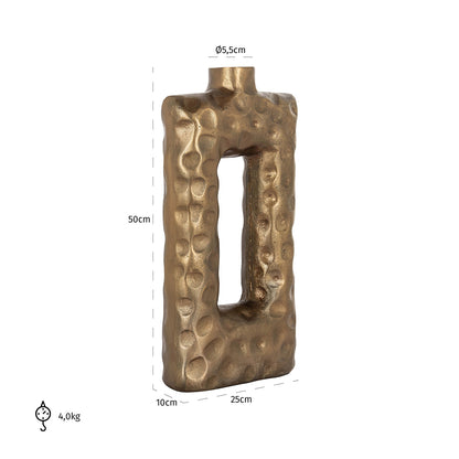 Vase Samuel (Brushed Gold)- Richmond Interiors