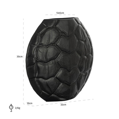 Vase Ines (Black)- Richmond Interiors